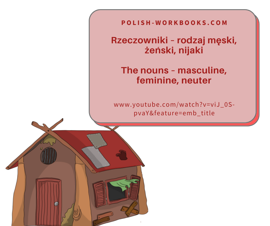 Chapter 2 – The nouns – masculine, feminine, neuter / Rozdział 2 – Rzeczowniki – rodzaj męski, żeński,&nbsp;nijaki